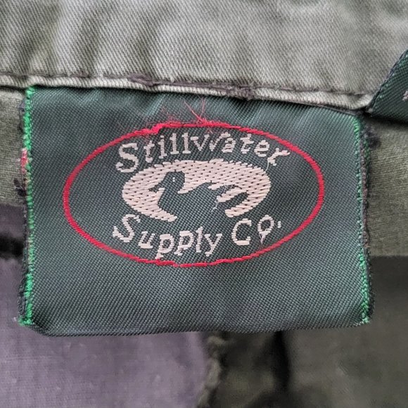 Stillwater Supply Co. Army Green Flat Front Hiking Shorts 7" Inseam Size 10 - Picture 4 of 9